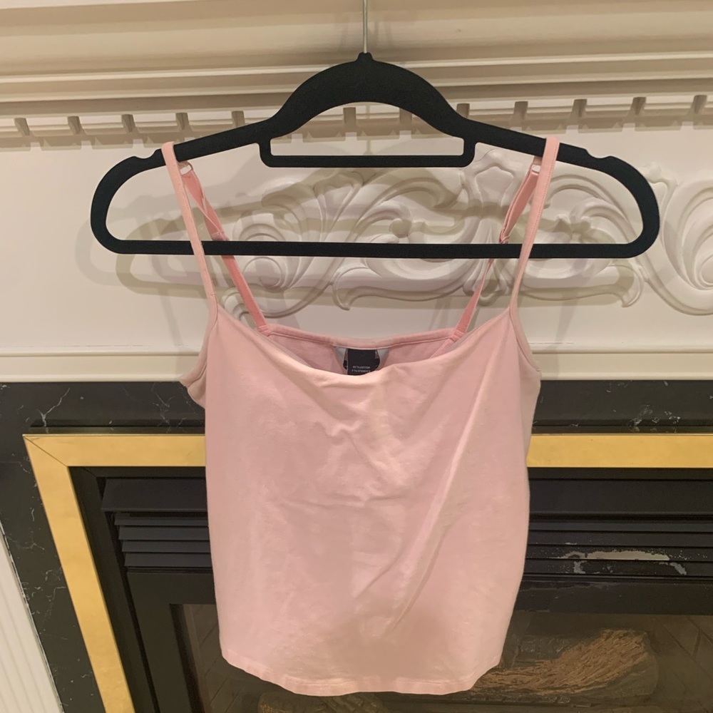 Tank shirt with built in bra. Lovely for spring and summer!
